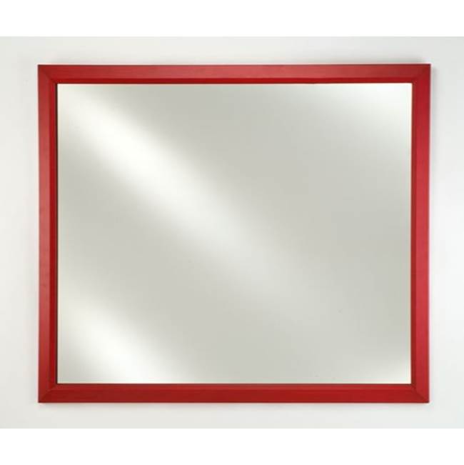 Afina Corporation Framed Mirror 30X36 Meridian Silver/Silver Beveled