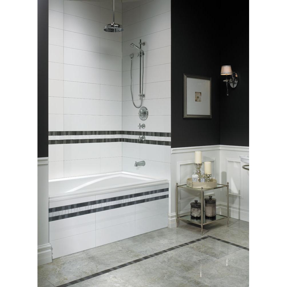 Neptune DELIGHT bathtub 36x60 with Tiling Flange, Left drain, Whirlpool, White