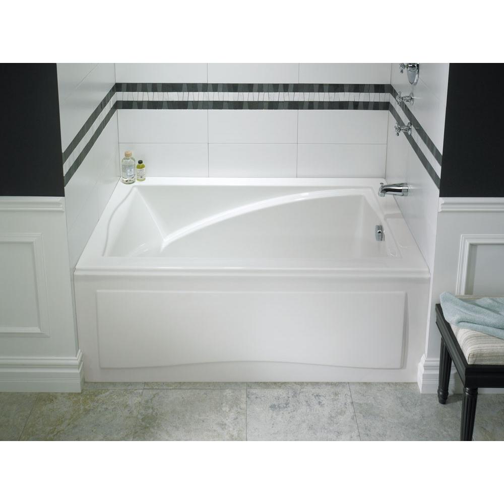 Neptune DELIGHT bathtub 36x72 with Tiling Flange, Left drain, Whirlpool, Black