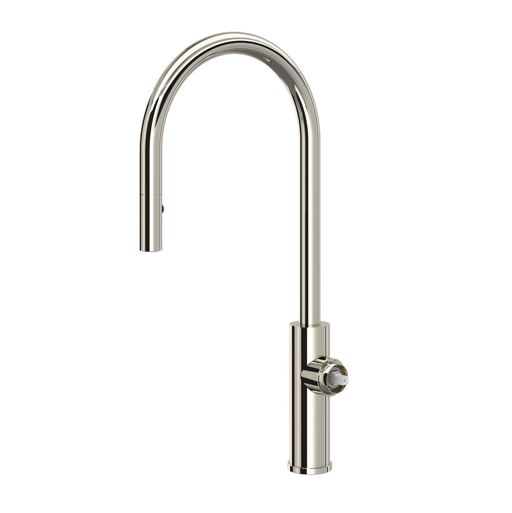 Rohl Eclissi™ Pull-Down Kitchen Faucet With C-Spout - Less Handle