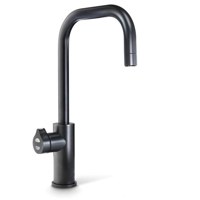 Zip Water HydroTap Boiling, Chilled, Sparkling for Residential and Small Commercial applications with Cube Tap - Matte Black
